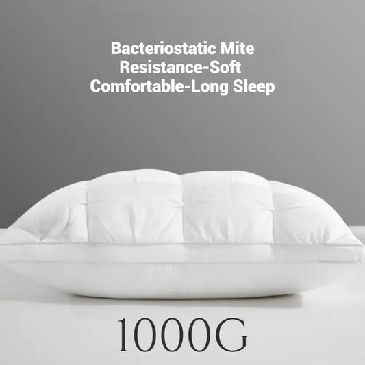 Comfortable Sleeping Pillow – 5-Star Hotel Quality, Soft Three-Dimensional Bilateral Washed Solid Color Pillow