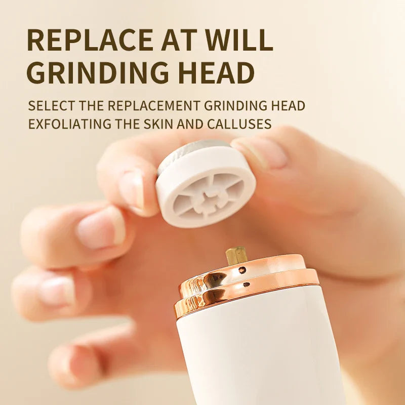 HOMFISH Electric Foot Grinder – Automatic Callus Remover Pedicure Machine for Smooth and Beautiful Feet