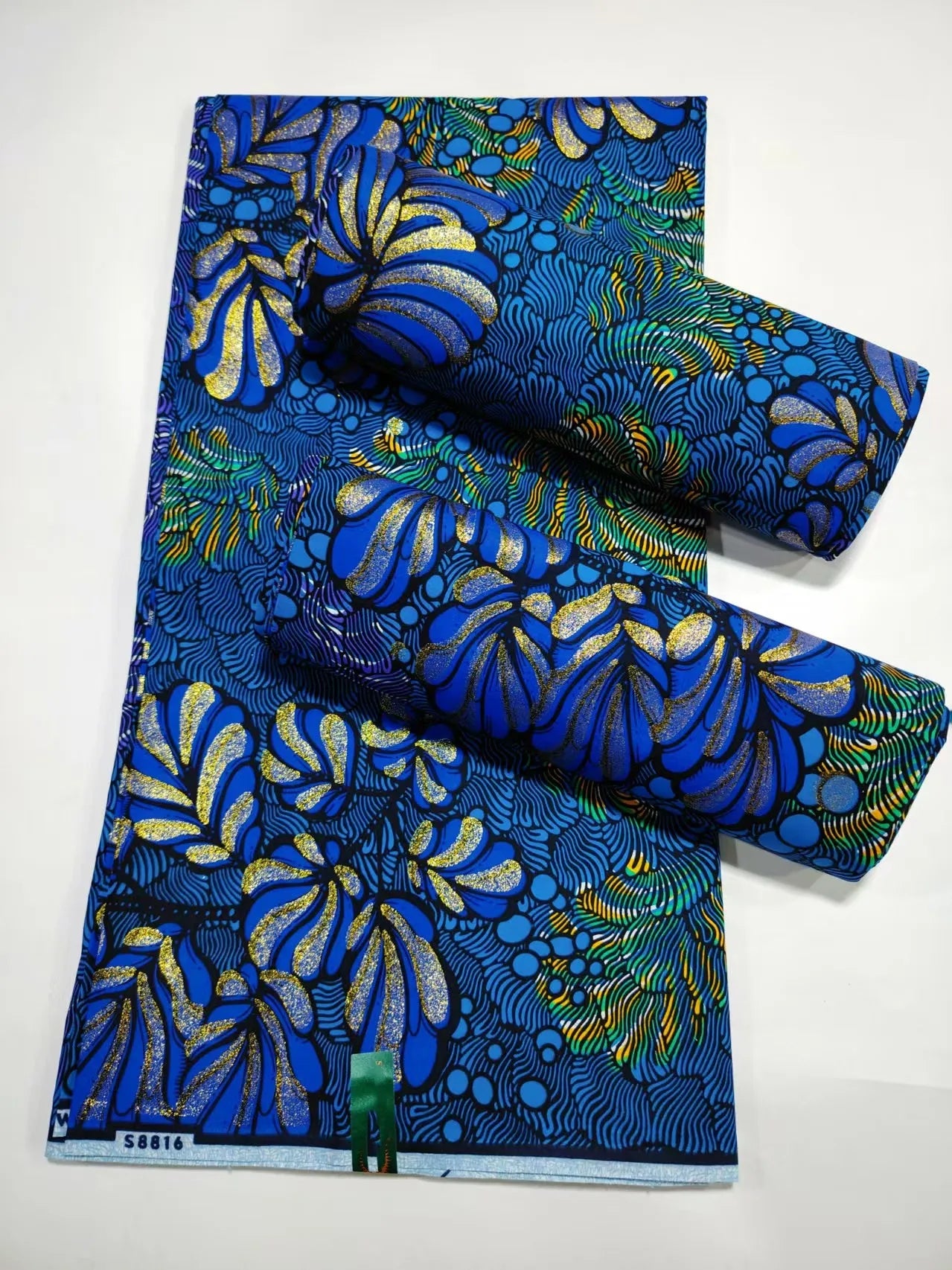 Original African Wax Print Fabric - 6 Yards 100% Cotton Nigerian Ankara Sewing Material