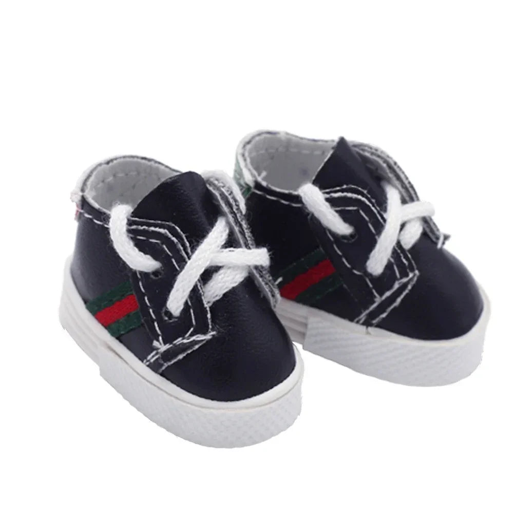 Labubu Doll Sports Shoes 4x1.8cm – Multiple Styles DIY Leather Replacement Shoes & Accessories