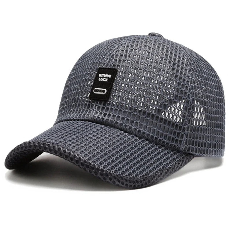 Summer Baseball Cap - UV Protection Breathable Mesh Hat for Hiking, Fishing & Outdoor Activities