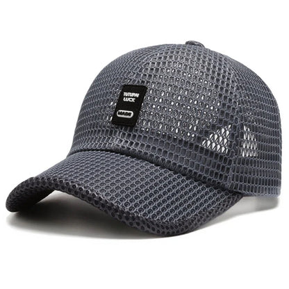 Summer Baseball Cap - UV Protection Breathable Mesh Hat for Hiking, Fishing & Outdoor Activities