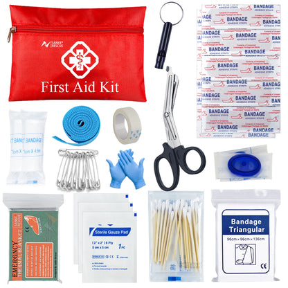 Survival First Aid Kit - MOLLE Outdoor Emergency Trauma Bag for Camping Hiking IFAK EDC Adventure Gear