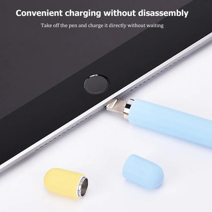 Protective Silicone Cover Case for Apple Pencil 1st and 2nd Generation - Anti-Lost, Scratch Resistant Stylus Case for iPad