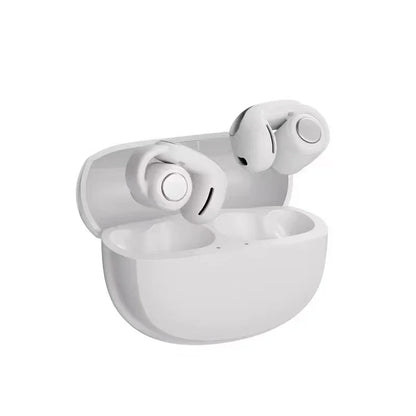 V12 Open Ear Wireless Earbuds - HiFi Stereo Bluetooth Sports Headphones with HD Mic & Ear Clip Design