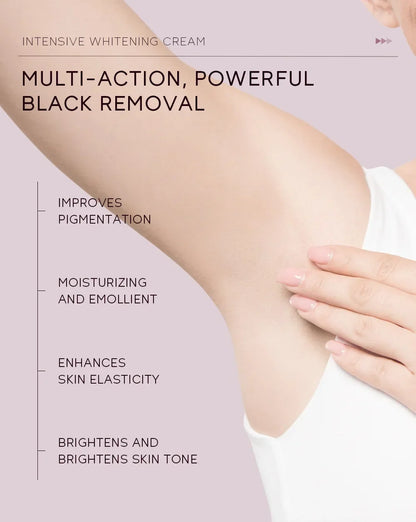 Whitening Cream for Dark Skin – Underarm, Armpit & Intimate Area Lightening Moisturizer, Korean Brightening Skincare for Women