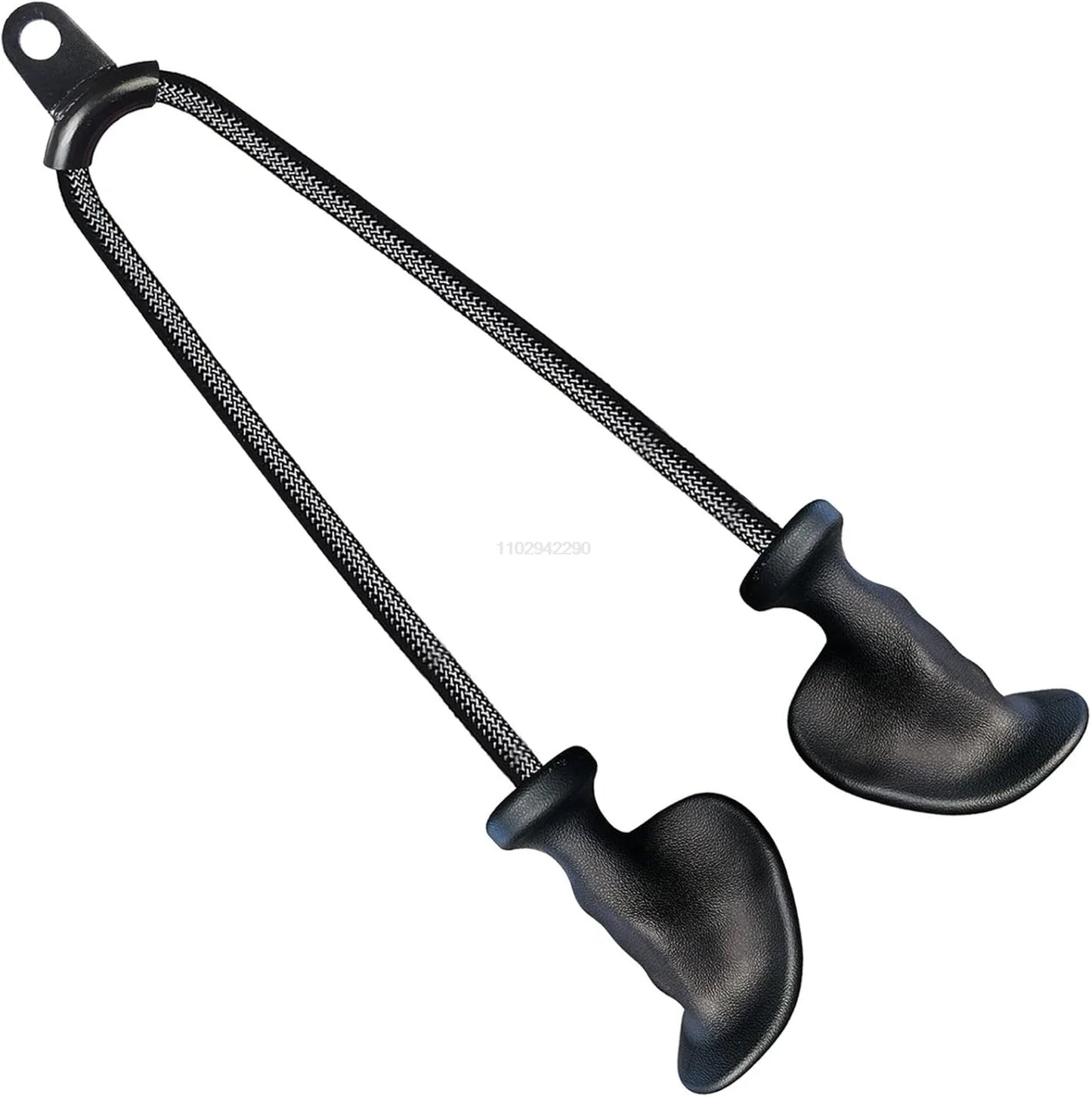 Fitness Biceps & Triceps Rope Pull-Down Grip Handles – Muscle Gym Pulley Cable Attachment for Back Workouts