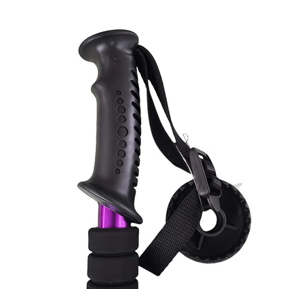 Collapsible Lightweight Hiking Trekking Poles — Adjustable Anti-Shock Walking Sticks for Men and Women