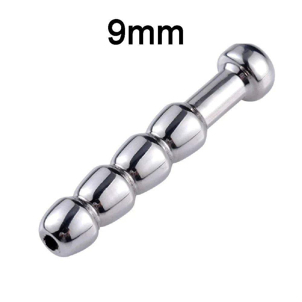 28-Piece Stainless Steel Urethral Sound Set – Hollow Urethra Dilator & Male Stimulation Chastity Toy