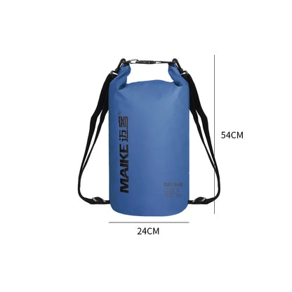 Waterproof Dry Bag Backpack - 5L/10L/15L Outdoor Storage Bag for Swimming, Rafting, Kayaking & Trekking