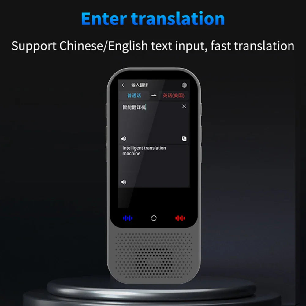 S80 Pro Portable Language Translator – 138 Languages, Voice Translation & 16 Offline Modes with ChatGPT Function