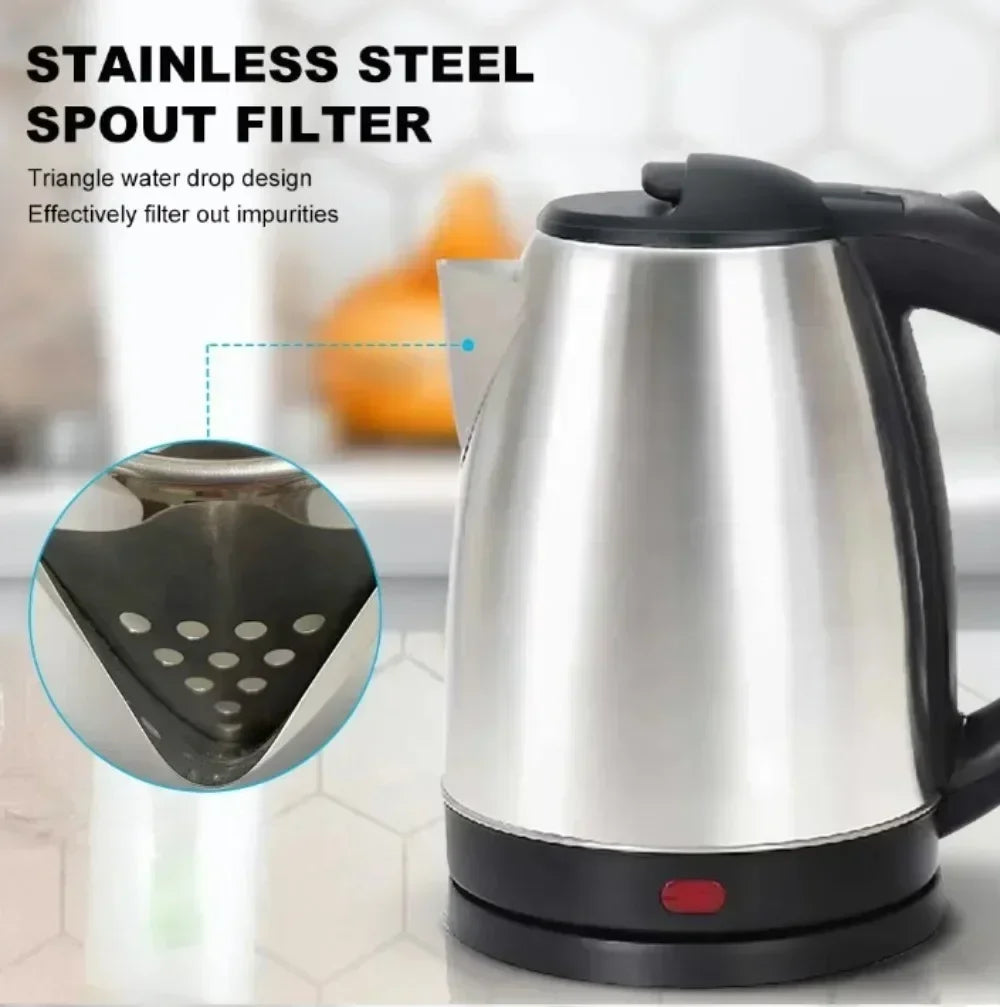Stainless Steel Smart Electric Kettle | 1500W Whistle Kettle for Tea & Coffee