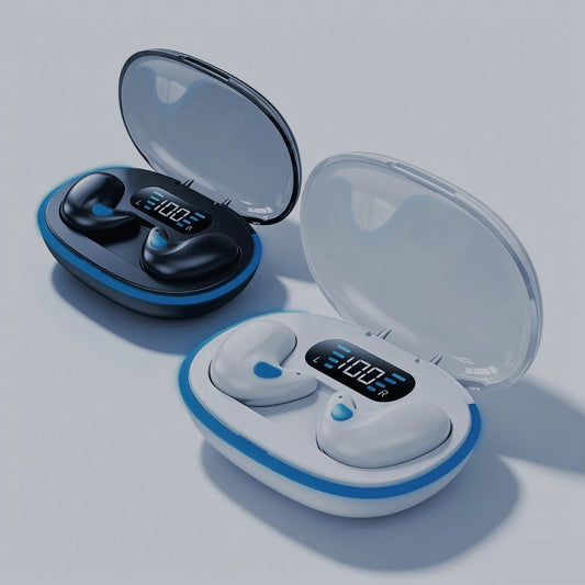 Bluetooth Sleep Earbuds - Tiny Wireless Earphones for Small Ears, Compact Side-Sleeping Audio Headphones