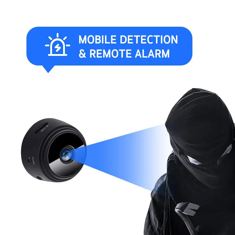 A9 Mini WiFi Surveillance Camera – 1080P HD Night Vision Smart Home Camcorder for Video Monitoring