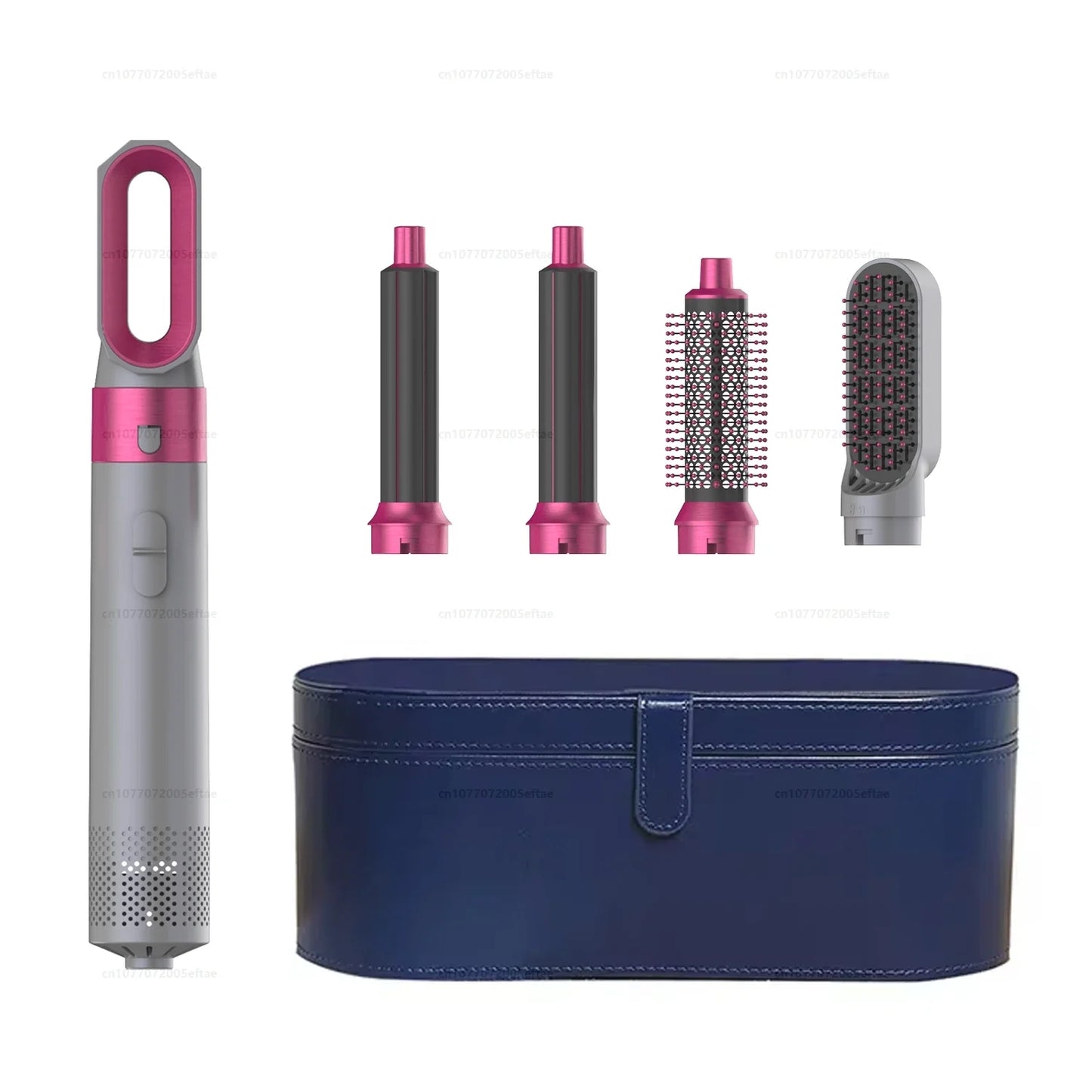2024 New 5 in 1 Hair Dryer Hot Comb Set – Professional Curling Iron & Hair Straightener Styling Tool for Dyson Airwrap