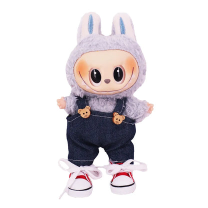 3.8cm Doll Shoes for 17cm Labubu Plush Doll – Accessories Gift for Girls