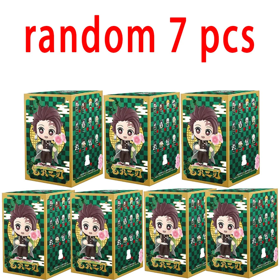 Demon Slayer Tanjiro & Nezuko Figure Blind Box – Anime Cartoon Statue Model Ornament, Creative Surprise Gift