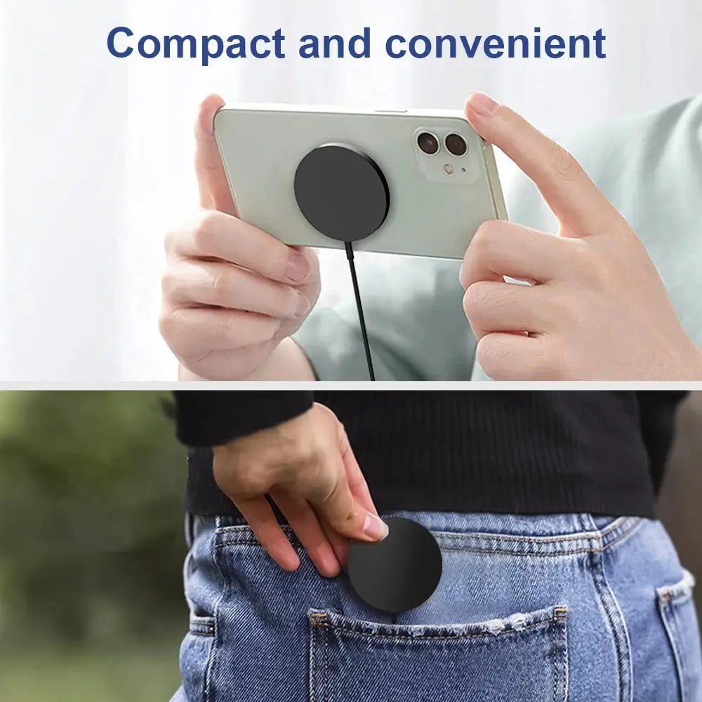 Fast Charging Magnetic Wireless Charger Stand for iPhone 15 14 13 12 Pro Max & Airpods - PD Macsafe Phone Chargers Dock Station