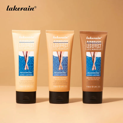 Waterproof Long-Lasting Leg Makeup Lotion — Medium Bronze Body Foundation & Tanning Cream for Even Skin Tone