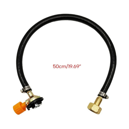 Camping Gas Stove Refill Adapter - Propane Cylinder Tank Coupler Hose Connector