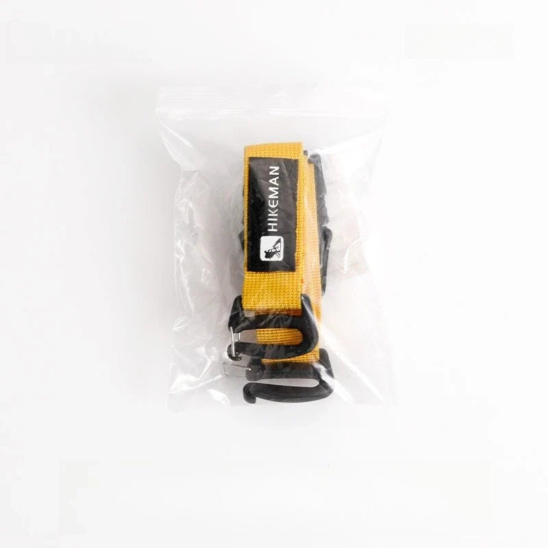 Adjustable Luggage Straps - 18.5-49.5cm Wear-Resistant Buckle Packing Straps for Travel & Hiking
