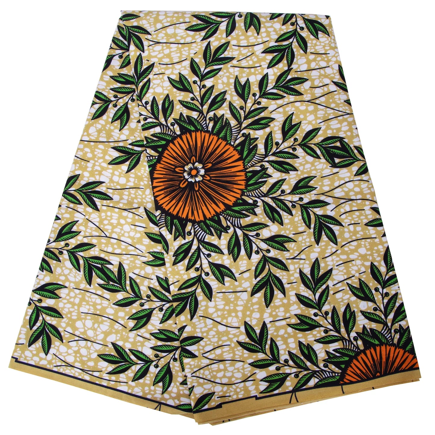 African Real Wax Ankara Fabric - Nigerian Print 100% Polyester Fabric for Women