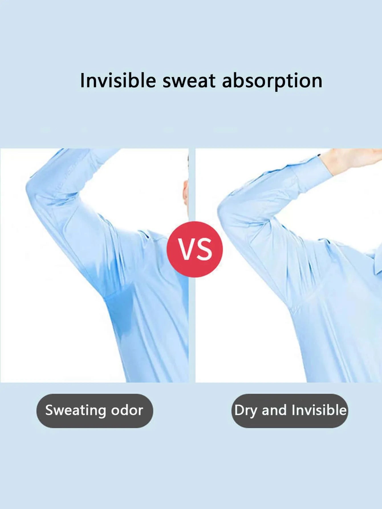 Disposable Sweat-absorbing Patches - Summer Deodorant Cotton Pads for Underarm Sweat Absorption - Convenient Dress Protection, Available in Various Quantities