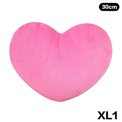 Cute Heart-Shaped Plush Pillow – Soft Sleeping Cushion for Living Room Decor, Valentine’s Day Gifts, Comfortable Sofa Pillow (15/20/30cm)