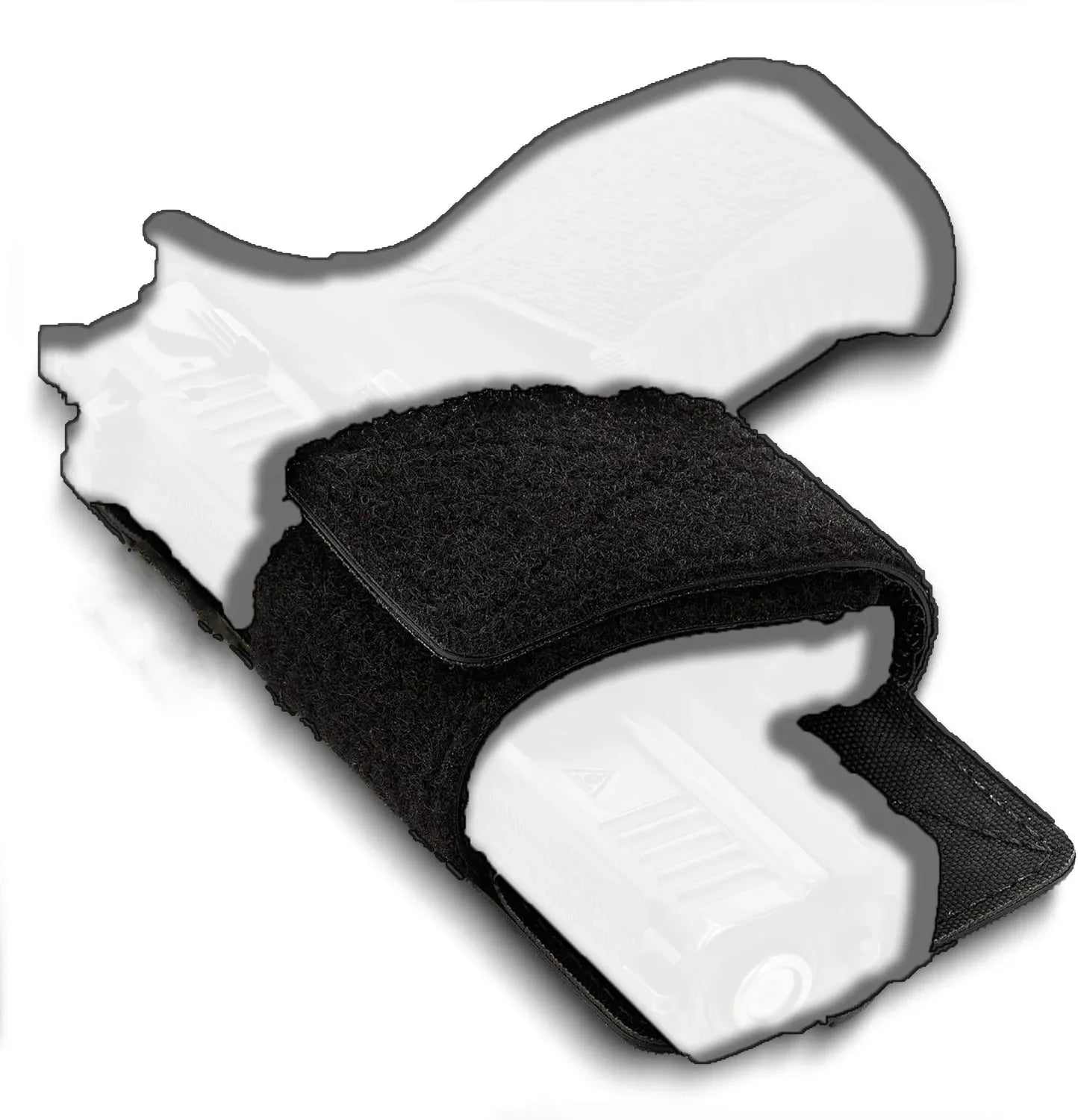 Universal Concealed Carry Pistol Holster - Quick Draw Handgun Holder for Fanny Packs, Backpacks & Vests