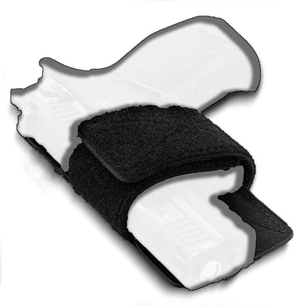 Universal Concealed Carry Pistol Holster - Quick Draw Handgun Holder for Fanny Packs, Backpacks & Vests