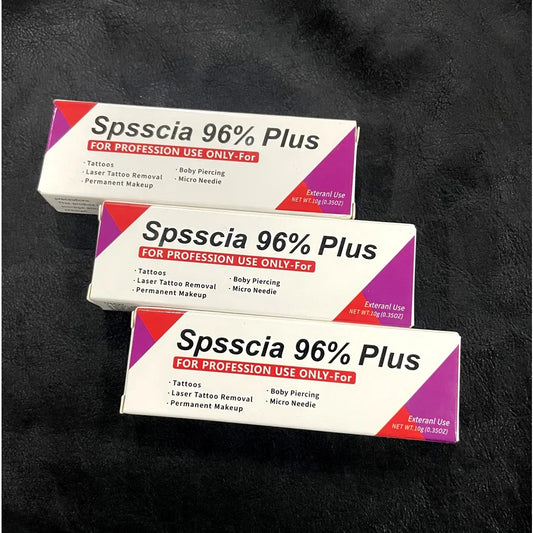 SPSSCIA Original 96% Tattoo Cream – 10g Pre-Treatment for Permanent Makeup, Microblading, Eyebrows & Lips