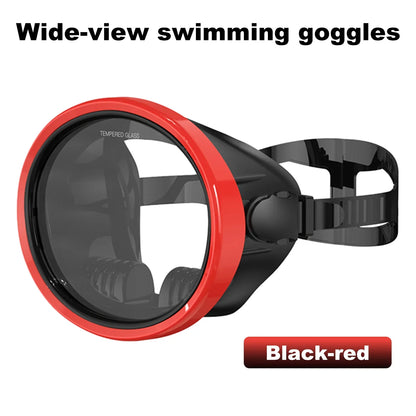 Full-Face Snorkeling Mask - Waterproof Anti-Fog 180° Panoramic Diving Goggles for Adults