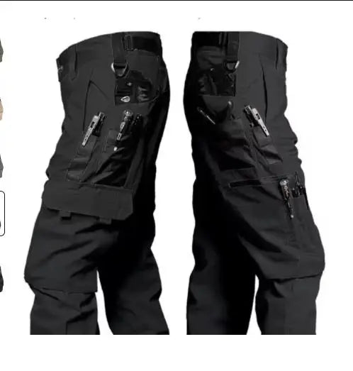 Wear Resistant Tactical Cargo Pants - Multi Pocket Outdoor Work Trousers for Men Spring Autumn Casual Jogger Style