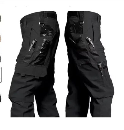 Wear Resistant Tactical Cargo Pants - Multi Pocket Outdoor Work Trousers for Men Spring Autumn Casual Jogger Style