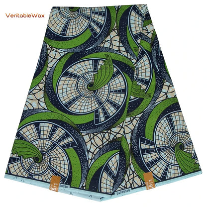 African Ankara Wax Print Fabric - Retro Double Print Patchwork Sewing Material for DIY Clothing