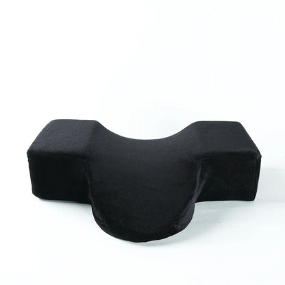 U-Shaped Memory Foam Eyelash Pillow - Ergonomic Neck Support for Lash Extensions, Beauty Salon & Home Use