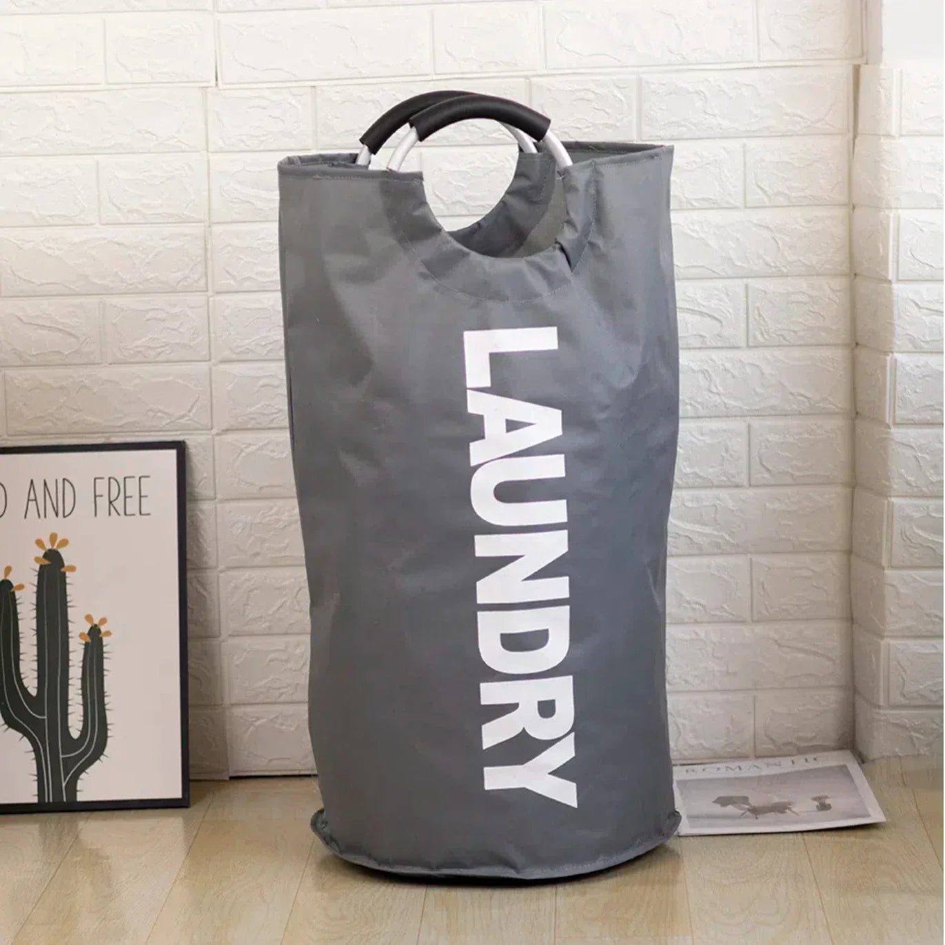 Oxford Fabric Foldable Laundry Basket – Large-Capacity Dirty Clothes Storage Bag for Home, Dorm & Laundry Room