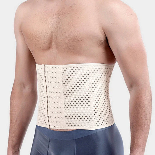 Men’s Slimming Body Shaper Waist Trainer – Trimmer Belt Corset for Abdomen, Belly & Tummy Control, Fitness Compression Shapewear