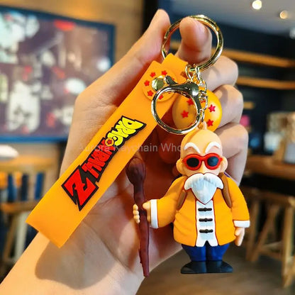 Kawaii Dragon Ball Z Keychain – Super Saiyan Goku, Bulma, Broly, Piccolo & Majin Buu Car Pendant Toy Gift
