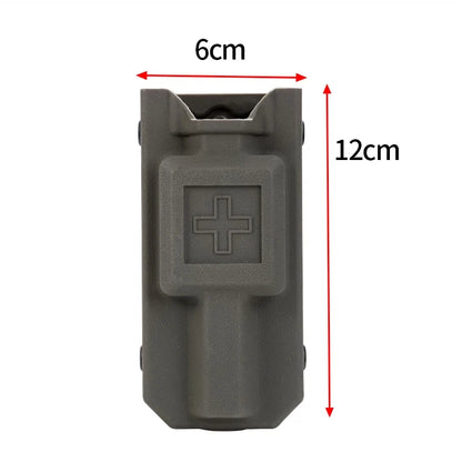 MOLLE Tourniquet Storage Pouch - Outdoor Emergency Medical Kit Bag for Hiking & Camping