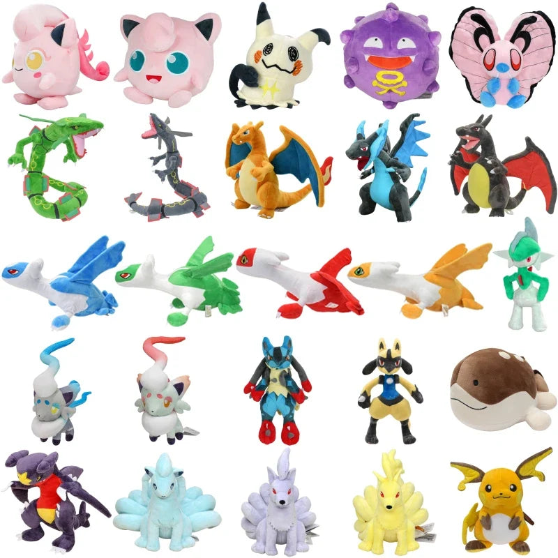 Pokémon Plush Collection - Scream Tail, Jigglypuff, Charizard & More Soft Stuffed Character Dolls