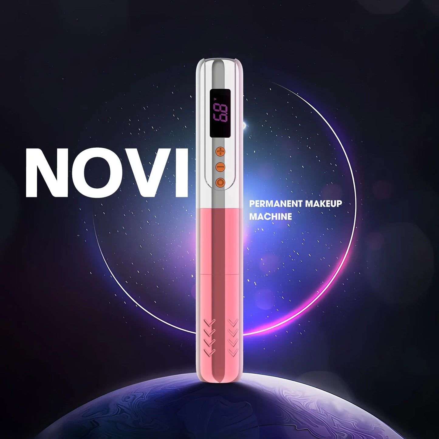 EZ NOVI Wireless Permanent Makeup Pen Machine – Battery SMP & Tattoo Micropigmentation Kit (3 Batteries)