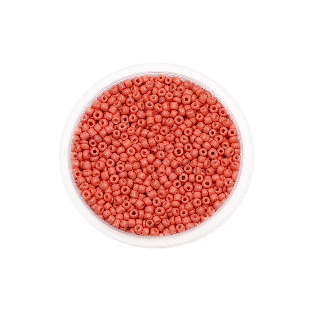 Czech Glass Seed Beads 3/4mm 300/600Pcs - Small Round Loose Charm Beads for DIY Jewelry Making, Earrings, Bracelets & Crafts
