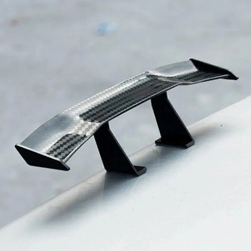 Mini Carbon Fiber Tail Wing - Universal Car & Motorcycle Creative Rear Decoration Accessory