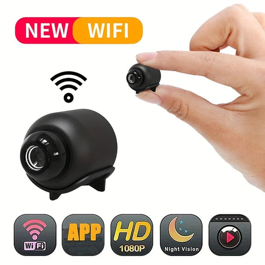 X5 Mini WiFi Security Camera - 1080P HD Wireless Surveillance Camera with Night Vision & Motion Detection