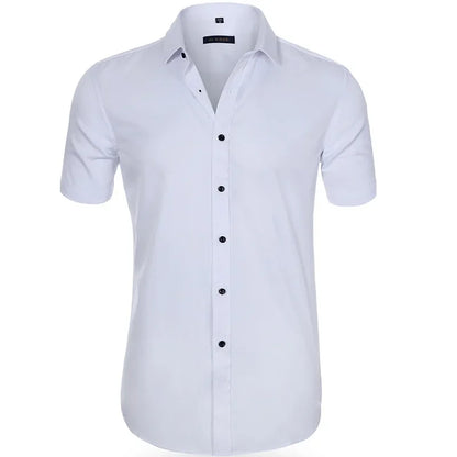 Men’s Slim Fit Dress Shirt - Long Sleeve Business Casual Formal Shirt for Spring Office & Elegant Wear
