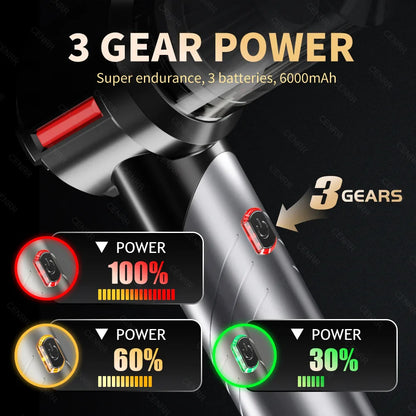 CENRR Mini Car Vacuum Cleaner – 99800PA Powerful Cordless Handheld Blower for Home & Car Cleaning