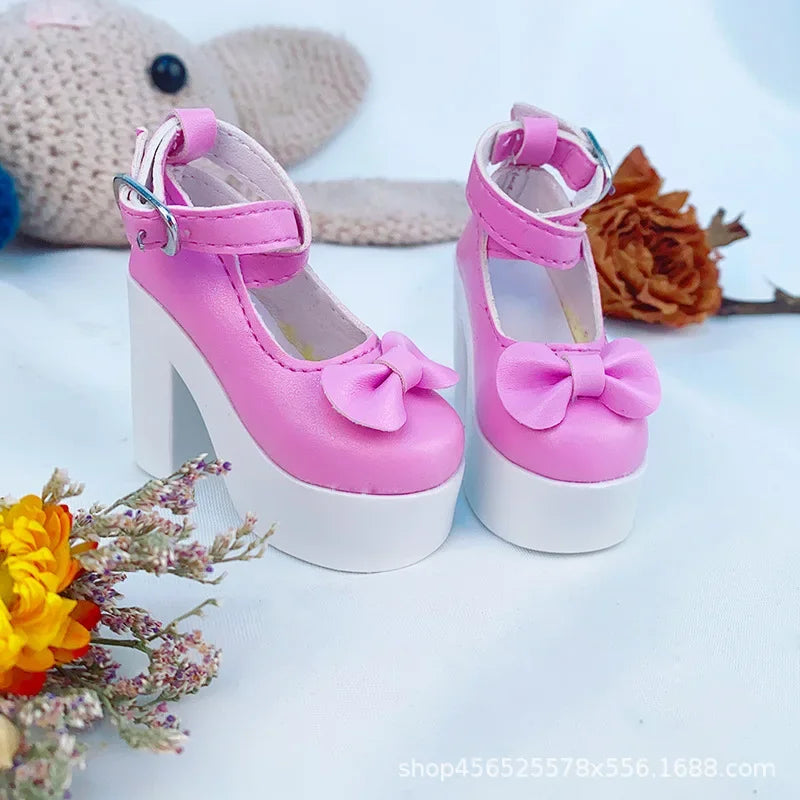60CM BJD Doll Shoes - PU Leather Single Sandals Accessories for 1/3 Scale Dolls