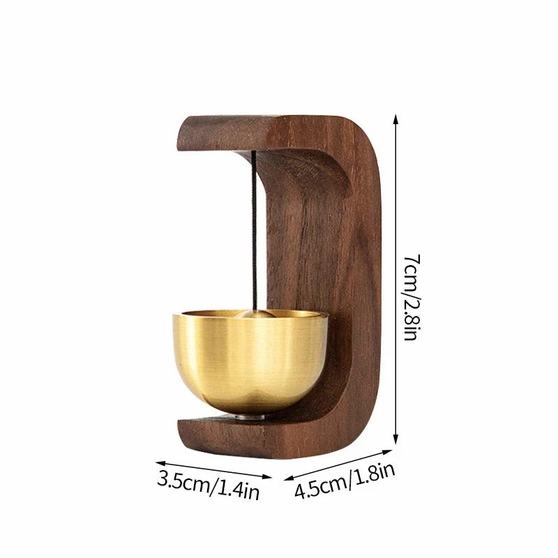 Wooden  Wind Chime Door Bell – Home & Room Decor, Front Door Reminder Bell