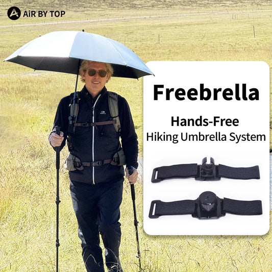Backpack Umbrella Clip - Hands-Free Lightweight Outdoor Hiking Umbrella Holder